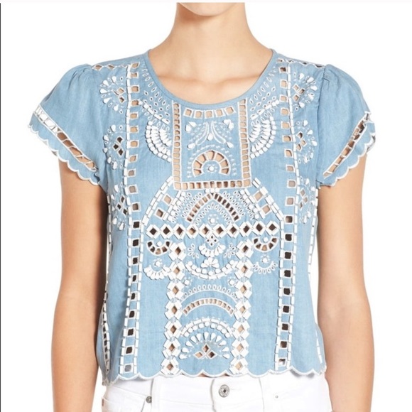 Lovers + Friends Tops - Lovers + Friends Beaded Top